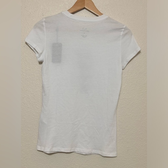 Armani Exchange White Fitted Polo T-Shirt - Picture 2 of 4